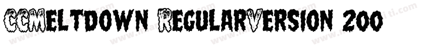 CCMeltdown RegularVersion 200 2015字体转换